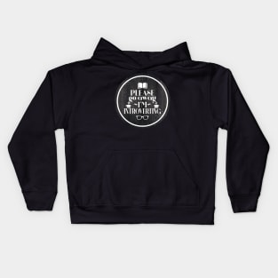 please go away i'm introverting Kids Hoodie